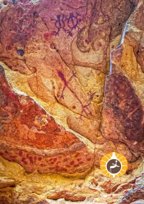 arte rupestre en San Luis - Roboré